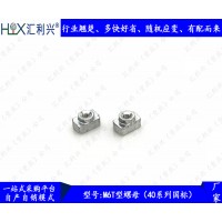 浙江杭州供应工业铝型材配件透明板卡、方块螺母