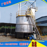 浙江杭州鸡粪发酵罐容积60方每天出料量多少、速度大小