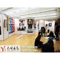 上海油画写生作品展布置，油画国画书法展搭建服务