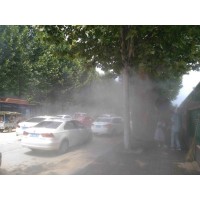 小区广场室外喷雾造雾喷淋雾化微雾降温系统