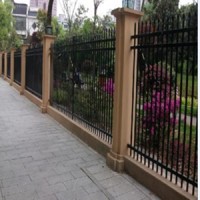 工厂围墙护栏，锌钢围墙护栏，武汉道路围墙护栏