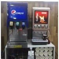 汉堡店用可乐机果汁机商用奶茶机处理