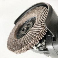 砂布轮100x16 煅烧百叶片 抛光片 清理焊点焊缝专用千叶轮