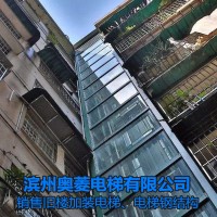 电梯钢结构井道-北京怀柔旧楼加装电梯幕墙-电梯品牌