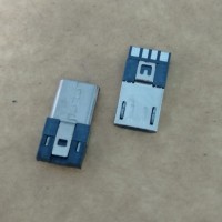 MICRO USB 5P公头 180度焊线式 前五后四 超薄3.0公头 外露