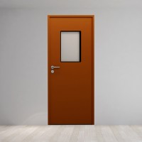 为什么洁净门要使用彩钢板制作