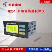 山东厂家供应双路温度压力信号MC51-W智能流量热量积算仪