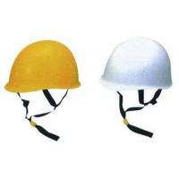 带电作业防护帽绝缘安全帽YS125-03-01 黄白树脂绝缘安全帽