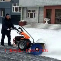 校园地面除雪机价格低的清雪机非机动车道扫雪机