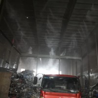 朔州喷雾设备砂石厂喷雾降尘破碎车间喷雾降尘