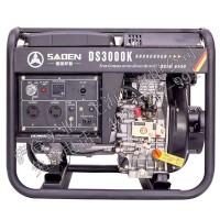 萨登3KW大容量开架式柴油发电机
