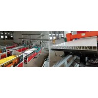 PVC中空橱柜板生产线