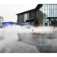 湖南小区景观喷雾工程   株洲园林人造雾