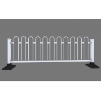 定制京式护栏，锌钢护栏，n型铁艺隔离栅，倒U型隔离栅护栏