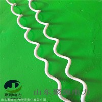 防震鞭螺旋塑料防震鞭电力线路防护金具 厂家供应