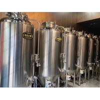 海口康之兴啤酒设备 不锈钢发酵罐 小型啤酒厂
